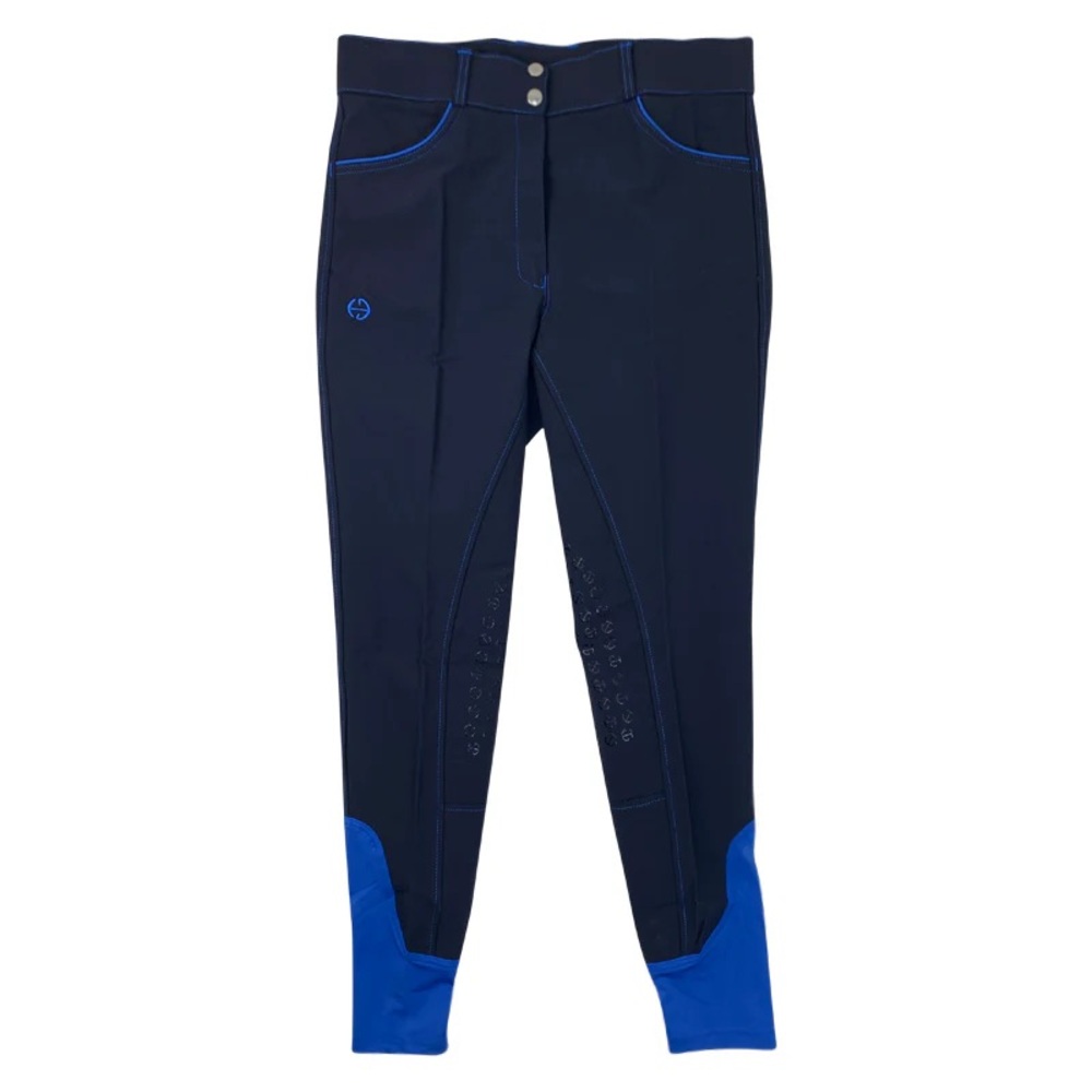 Halter Ego Full Seat Navy and Blue Riding Breeches